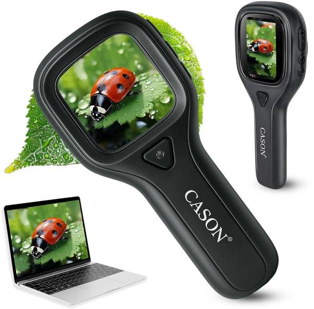 कैसन Digital Pocket Microscope for Kids Upto 400X, Portable Handheld Magnifying Glass