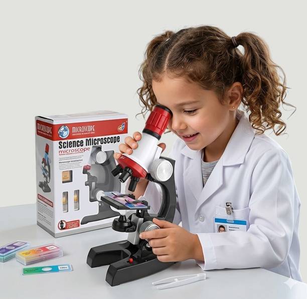 Maa Momai Toys 1200X Zoom Microscope Toy for Boys & Girls