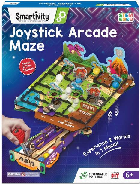Smartivity Joystick Arcade Maze Kit for Kids 6-7-8-9-10-11-12-13-14 Years Old Boys & Girls