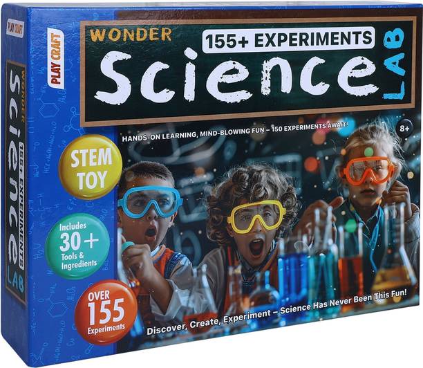 EKSPLOE Play Craft Wonder Science Lab 155+ STEM Science Experiment Kit Ages 8+