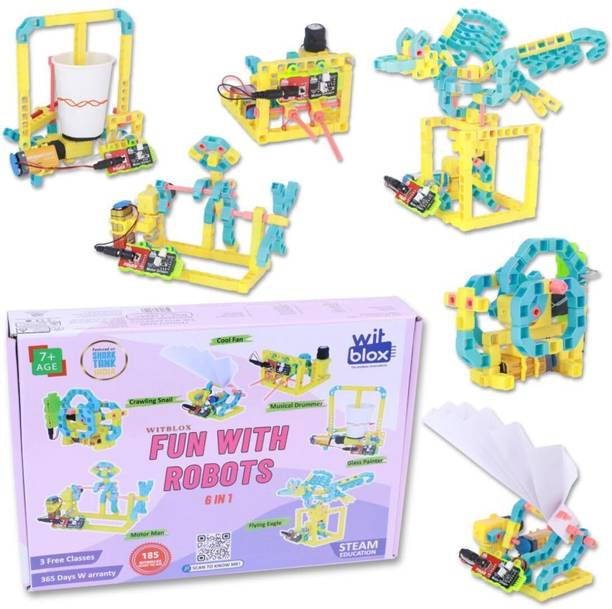 WitBlox Fun with Robots Kit Arduino Compatible Motors & Machines, STEM Robotics