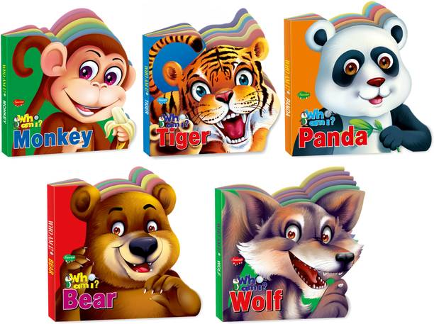 GO WOO Jungle Theme Return Gift For Kids | Pack 5 Books