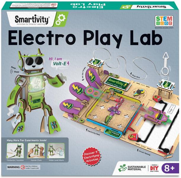 स्मार्टिविटी Electricity Robotic Kit Toys for Boys & Girls Age 6-8-10-12-14 Years Old