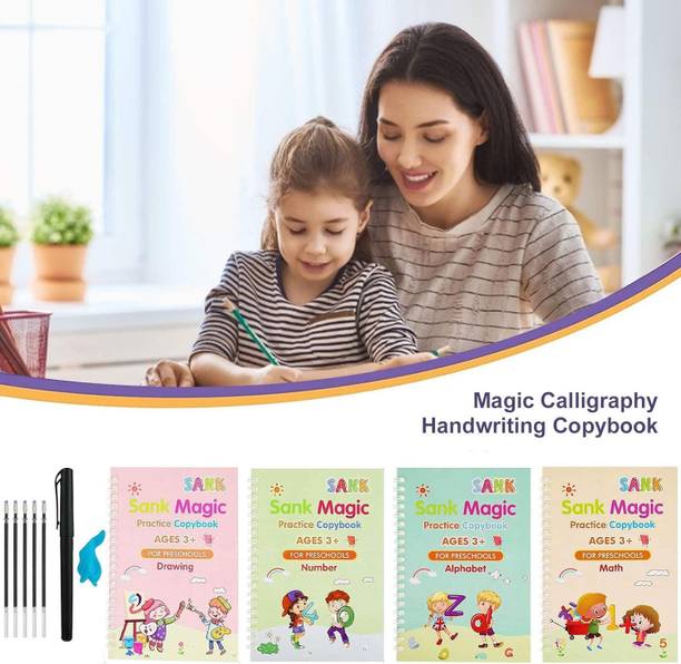 Vicorp Reusable Handwriting Practice Books Preschool,Practice Copybooks for Kids book
