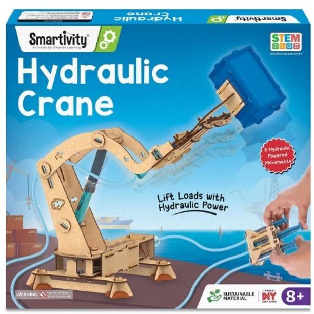 VKW Hydraulic Crane – DIY STEM Learning Kit for Kids