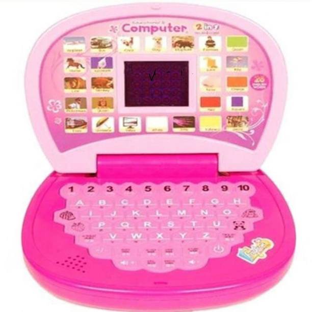 KRISHNA Educational Computer With Led Screen mini laptop Toy For Kids