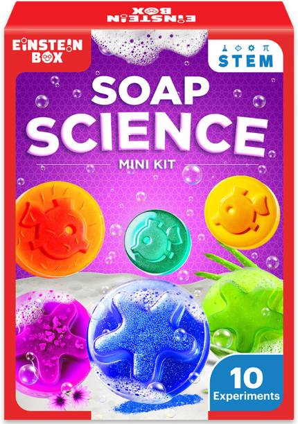 आइंस्टीन बॉक्स Return Gift Ideas for Kids| Fun DIY Science Soap Making Kit |Age 4+