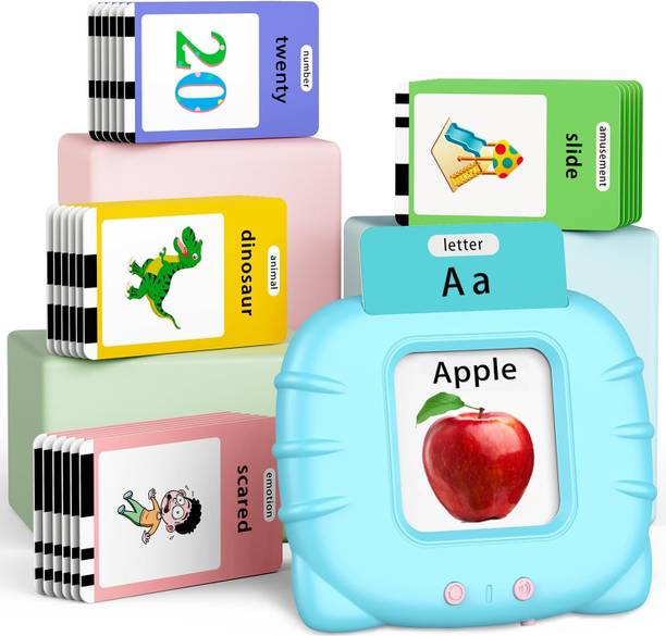 HurryShoppy Talking Flash Card Toys for Kids Preschool Learning English Words 112 Pcs Cards
