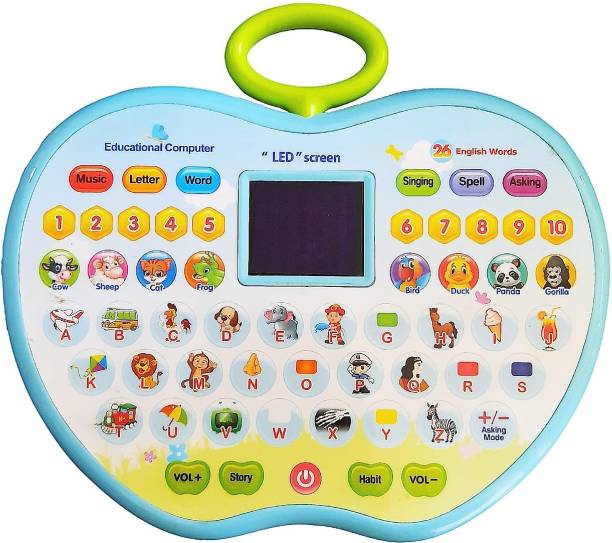 RAGVEE Educational Computer Mini Laptop Toy for Kids Ap...