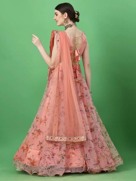 Trivety Printed Semi Stitched Lehenga Choli - Image 2