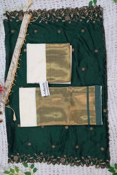 Fabcartz Self Design Semi Stitched Lehenga Choli - Image 5