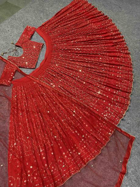 IYALAFAB Self Design Semi Stitched Lehenga Choli - Buy IYALAFAB Self Design Semi Stitched Lehenga Choli Online at Best Prices in India | galgota.in - Image 3