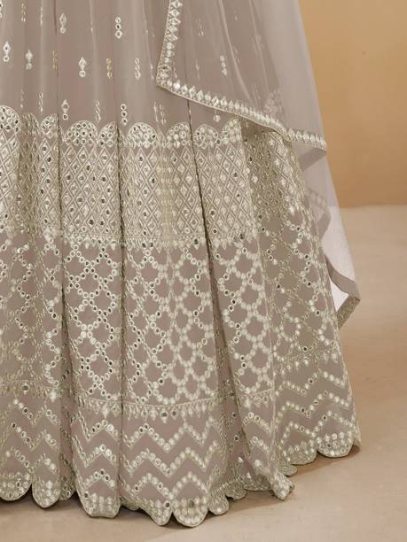 Tasrika Embroidered Semi Stitched Lehenga Choli - Image 8