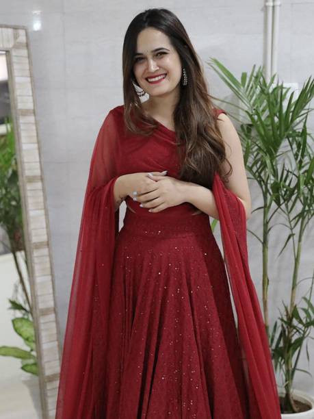 Tasrika Embroidered Semi Stitched Lehenga Choli - Image 4