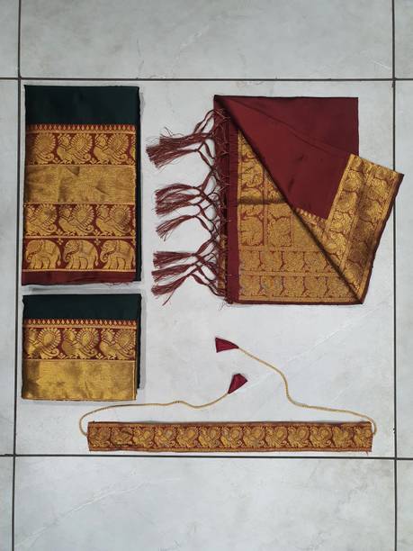 Fabcartz Embellished Semi Stitched Lehenga Choli - Image 4