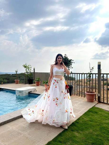 E mart Printed Semi Stitched Lehenga Choli - Buy E mart Printed Semi Stitched Lehenga Choli Online at Best Prices in India | galgota.in - Image 2