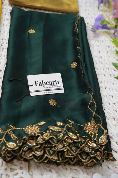 Fabcartz Self Design Semi Stitched Lehenga Choli - Image 6