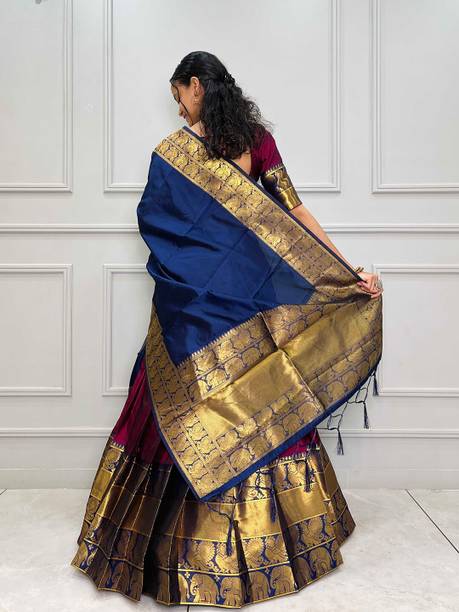 Fabcartz Embellished Semi Stitched Lehenga Choli - Image 2