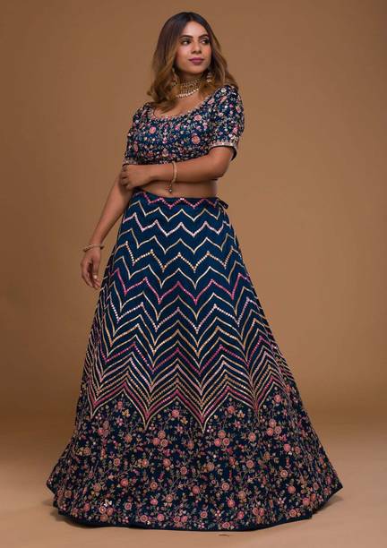 FORIOX Embroidered Semi Stitched Lehenga Choli - Image 7