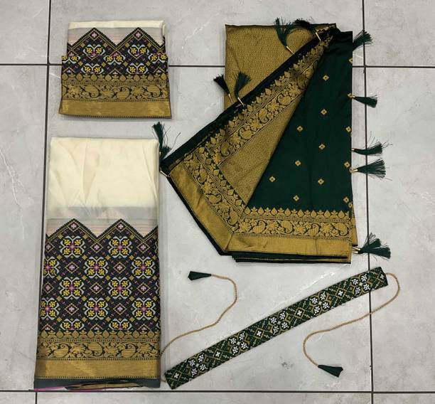 Fabcartz Self Design Semi Stitched Lehenga Choli - Image 3