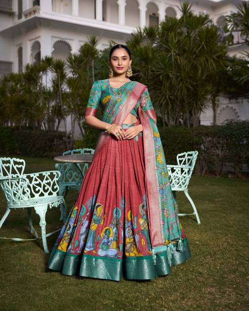 HEM SELLES Self Design Semi Stitched Lehenga Choli