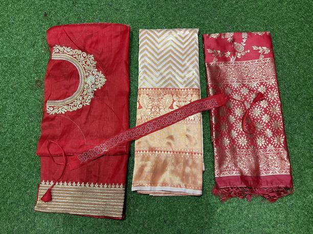 Fabcartz Self Design Semi Stitched Lehenga Choli - Image 4