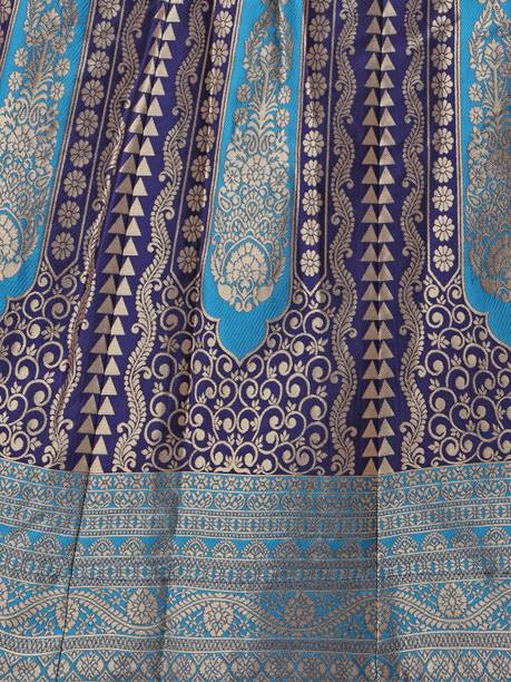 PURVAJA Embellished Semi Stitched Lehenga Choli - Image 6