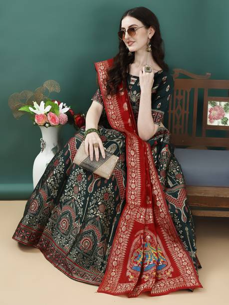 SWAMI STUDIO Self Design Semi Stitched Lehenga Choli - Image 6