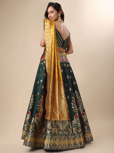 PURVAJA Embellished Semi Stitched Lehenga Choli - Image 2