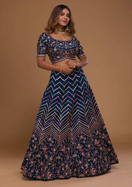 FORIOX Embroidered Semi Stitched Lehenga Choli - Image 6