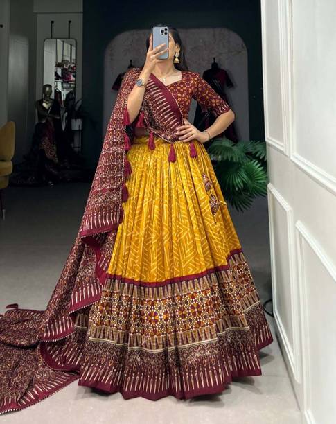 HEM SELLES Self Design Semi Stitched Lehenga Choli
