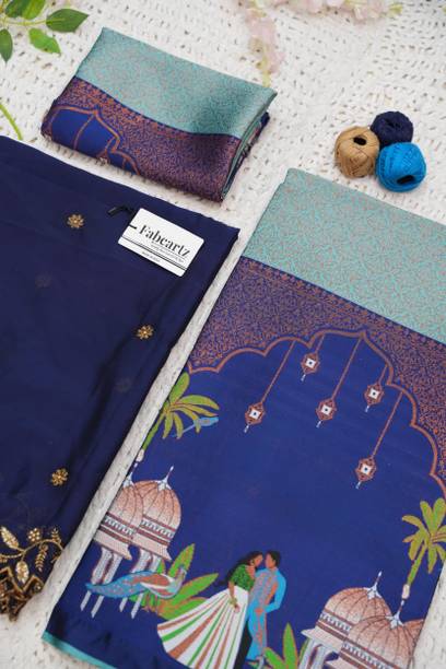 Fabcartz Self Design Semi Stitched Lehenga Choli - Buy Fabcartz Self Design Semi Stitched Lehenga Choli Online at Best Prices in India | galgota.in - Image 4