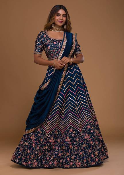 FORIOX Embroidered Semi Stitched Lehenga Choli - Image 3