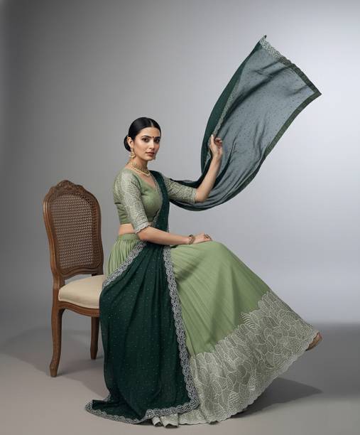 Designer Velvet Lehenga