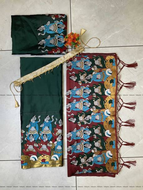 Fabcartz Self Design Semi Stitched Lehenga Choli - Image 3