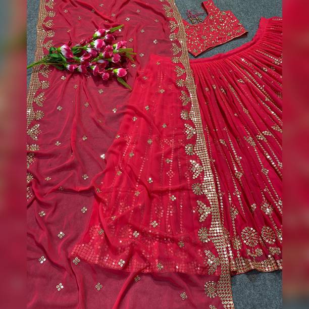 IYALAFAB Self Design Semi Stitched Lehenga Choli - Buy IYALAFAB Self Design Semi Stitched Lehenga Choli Online at Best Prices in India | galgota.in - Image 4