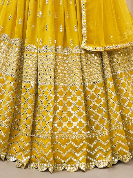 Tasrika Embroidered Semi Stitched Lehenga Choli - Image 8