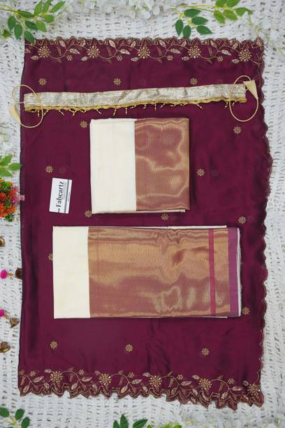 Fabcartz Self Design Semi Stitched Lehenga Choli - Image 5