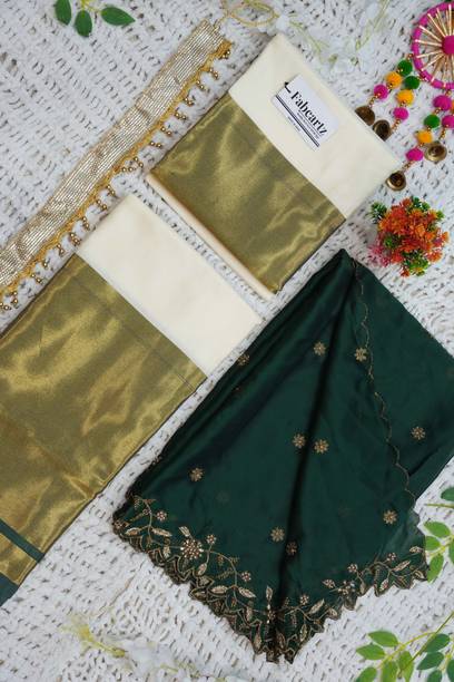 Fabcartz Self Design Semi Stitched Lehenga Choli - Image 3