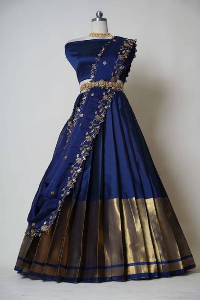 Fabcartz Self Design Semi Stitched Lehenga Choli