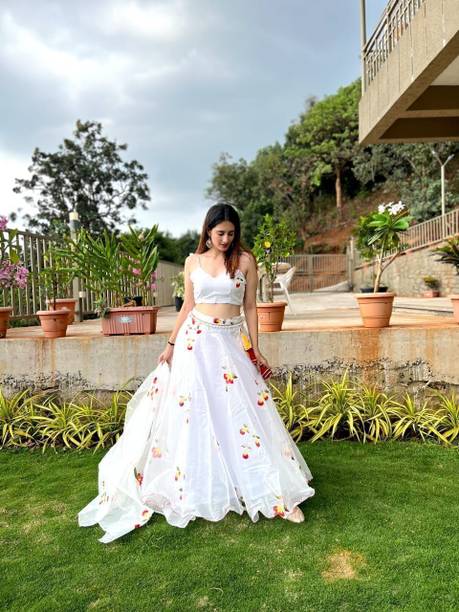 E mart Printed Semi Stitched Lehenga Choli - Buy E mart Printed Semi Stitched Lehenga Choli Online at Best Prices in India | galgota.in - Image 6