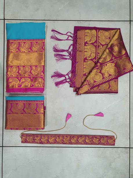 Fabcartz Embellished Semi Stitched Lehenga Choli - Image 3