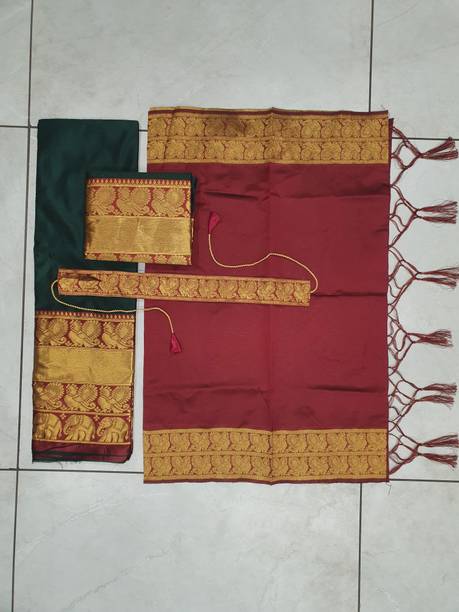Fabcartz Embellished Semi Stitched Lehenga Choli - Image 5