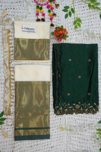Fabcartz Self Design Semi Stitched Lehenga Choli - Image 2