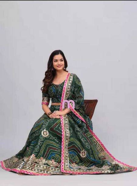 SR Fashion Printed Semi Stitched Lehenga Choli - Buy SR Fashion Printed Semi Stitched Lehenga Choli Online at Best Prices in India | galgota.in - Image 2