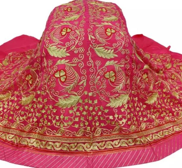 Bhawani Collection Embroidered Semi Stitched Lehenga Choli - Buy Bhawani Collection Embroidered Semi Stitched Lehenga Choli Online at Best Prices... - Image 2