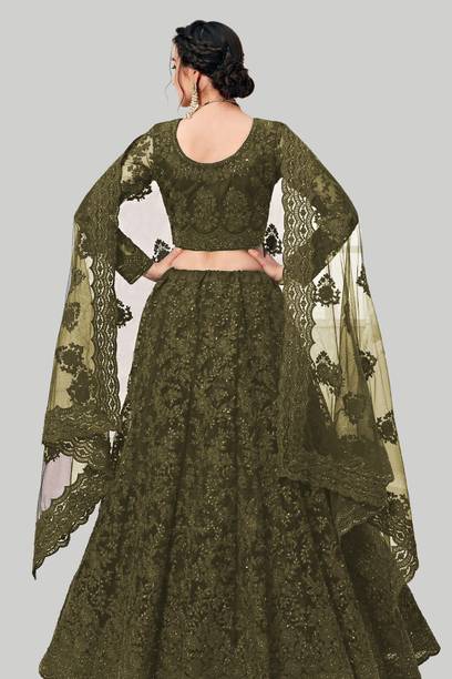 GOROLY Embroidered Semi Stitched Lehenga Choli - Image 2
