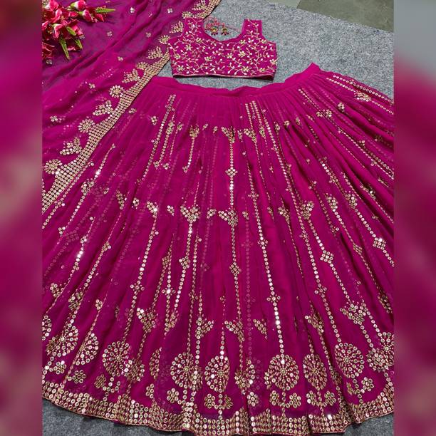 IYALAFAB Self Design Semi Stitched Lehenga Choli - Buy IYALAFAB Self Design Semi Stitched Lehenga Choli Online at Best Prices in India | galgota.in - Image 5