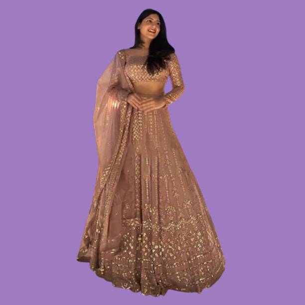 Muktsarfab Embroidered Semi Stitched Rajputi Poshak