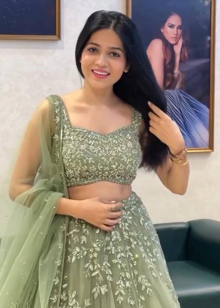 Party Wear Georgette Lehenga